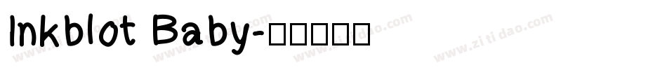 Inkblot Baby字体转换
